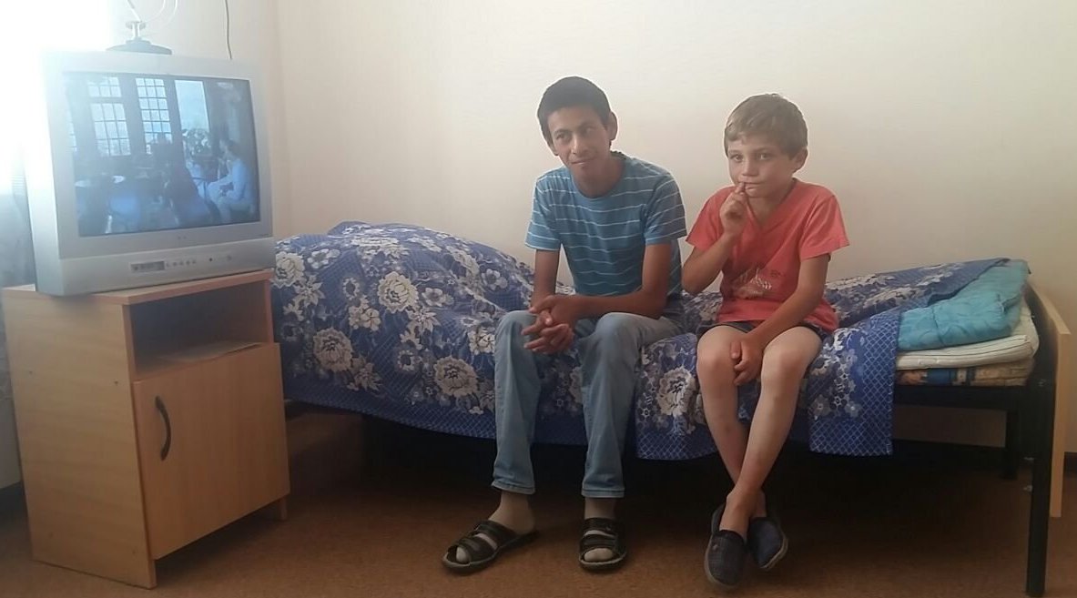 Радик и старожил интерната Герсик Радик и старожил интерната Герсик