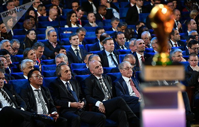 Официальная жеребьевка чемпионата мира по футболу 2018 Официальная жеребьевка чемпионата мира по футболу 2018